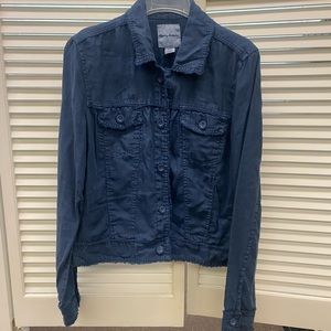 Tommy Bahama Blue Linen Jacket size Small